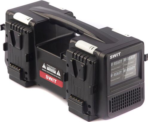 Actual product image Swit PC-P461S 4x100W Super Fast V-mount Charger