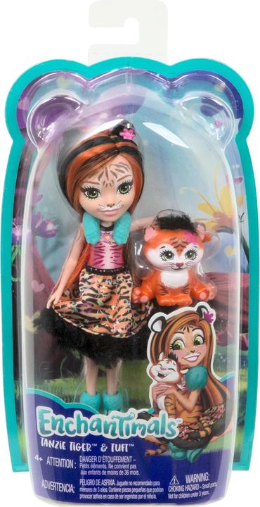 Produktbild Enchantimals Tigermädchen Tanzie Tiger Puppe
