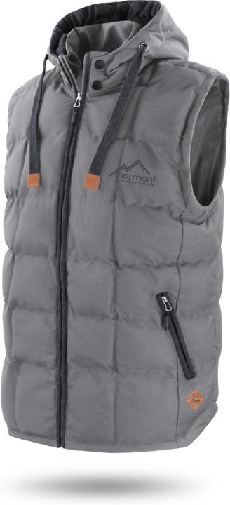 Actual product image Normani Mens Winter Quilted Vest Tropez - 1555 (5XL)