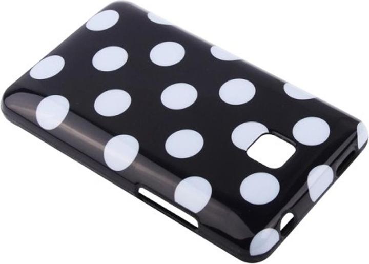 Actual product image König Design Protective cover TPU dots Case for mobile LG Optimus L3 II / E430 (Optimus L3)