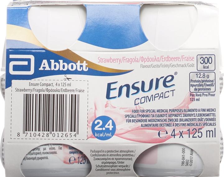 Produktbild AMO Compact 2.4 kcal Drink Erdbeer (Erdbeer, 668 g)