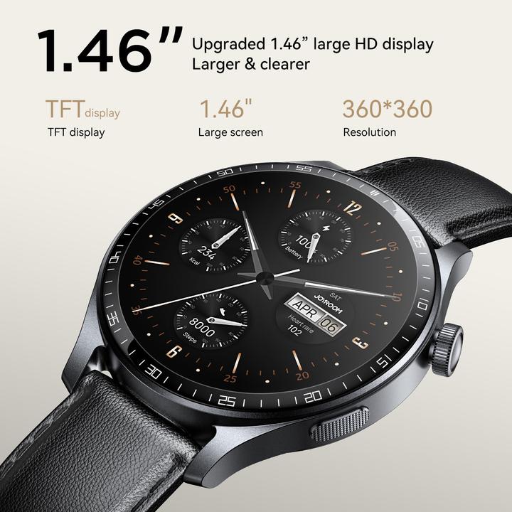 Produktbild Joyroom Classic Series JR-FC2 Pro Smart Watch (Answer/Make Call)-Space Grey (227 mm)