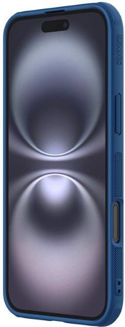 Productafbeelding Nillkin Super Frosted Shield Pro hoesje voor iPhone 16 - blauw (Apple iPhone 16)
