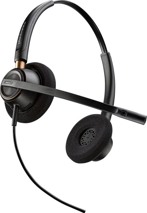 Image du produit Poly HP EncorePro 525-M Microsoft Teams-zertifiziertes USB-A Stereo-Headset, Kabelgebunden, Anrufe/M (Filaire, USB-A)