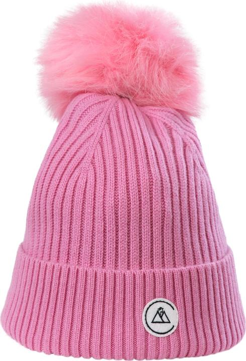 Image du produit Cash-Mere Kaschmir Rib Mütze mit Bommel (Taille unique)