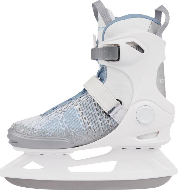 Tecnopro Maverick 1.0 Eishockeyschuh Damen (Grösse: 41.0, 900 black/bluelight/silver) (41)