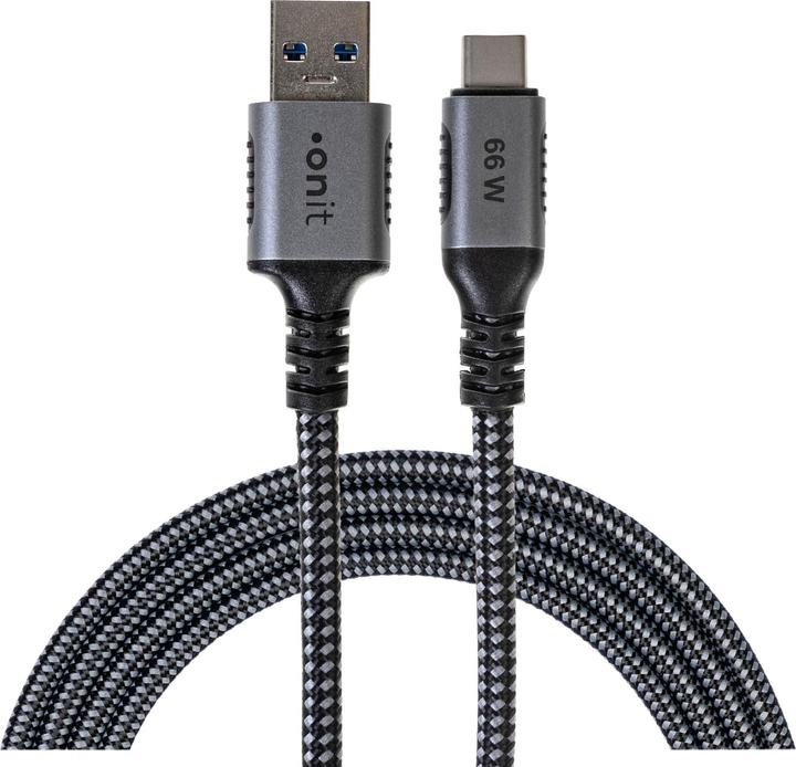 Produktbild Onit USB A – USB C (1 m, USB 3.2 Gen 2, 66 W)