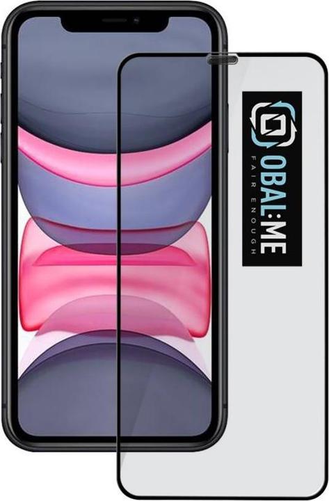 Actual product image Obal:Me 5D Glass Screen Protector for Apple iPhone 11 Pro Max/XS Max Black (1 Piece, Apple iPhone 11 Pro Max)