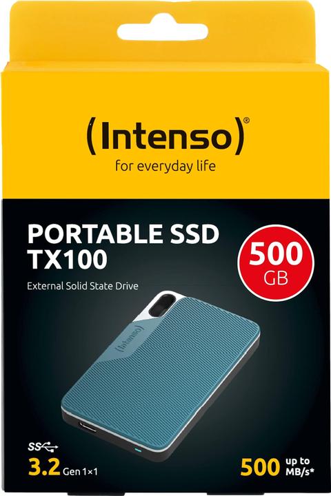 Productafbeelding Intenso SSD TX100 1,8" 500GB USB 3.2 ext (500 GB)