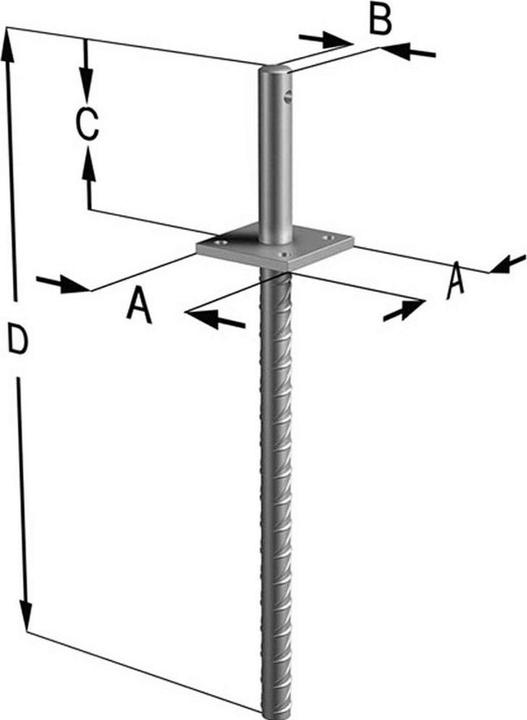 Simpson Sst Support foot (Support foot, 1 pcs.)