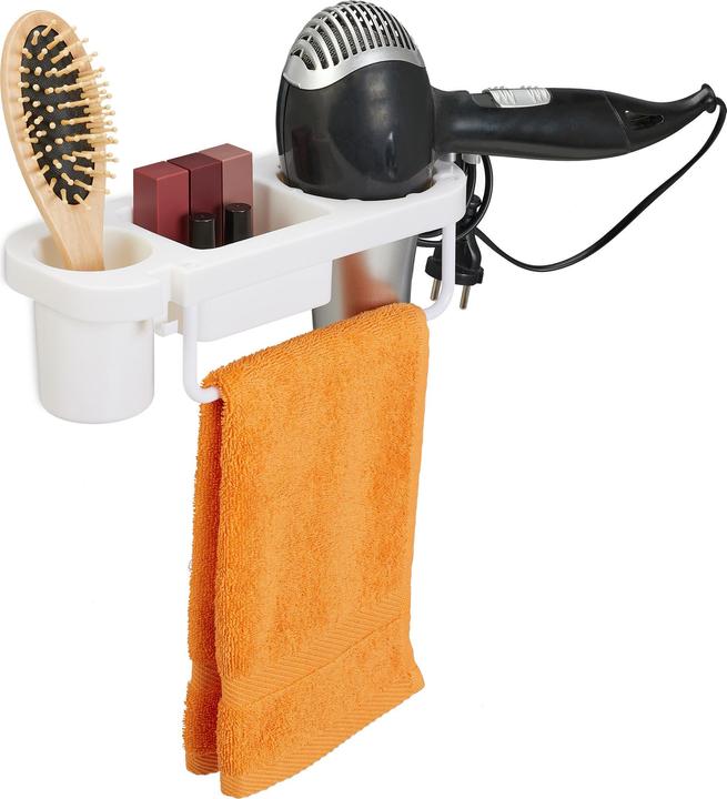 Actual product image Relaxdays Hairdryer holder