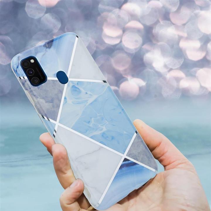 Actual product image Cadorabo IMD TPU Colorful Marble Cover (Huawei Nova 3E)