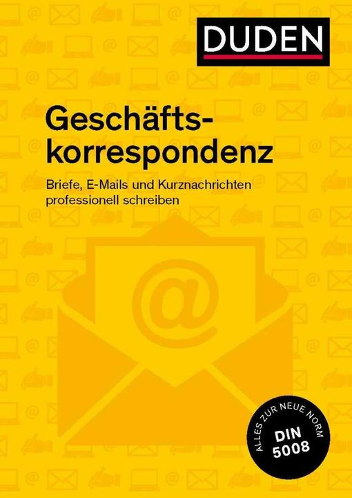 Actual product image Duden Ratgeber – Geschäftskorrespondenz (German, Ingrid Stephen, 2021)