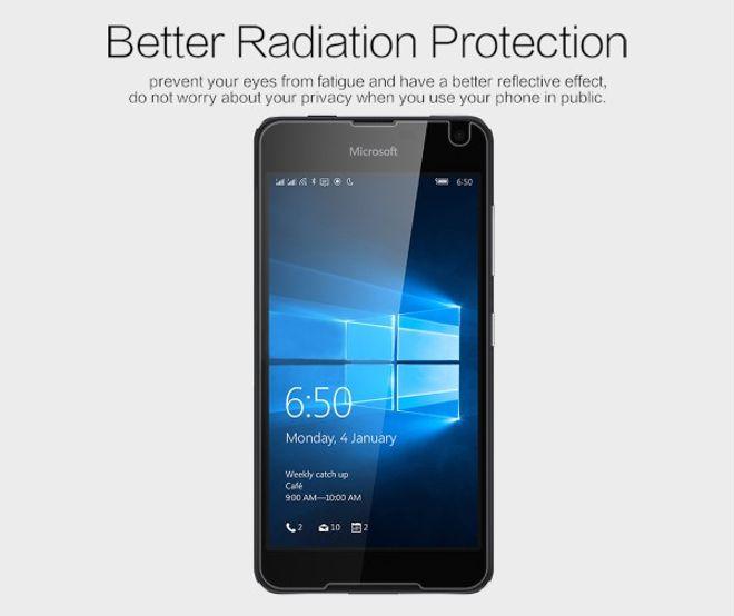 Actual product image Nillkin Matte Series (1 Piece, Microsoft Lumia 650)