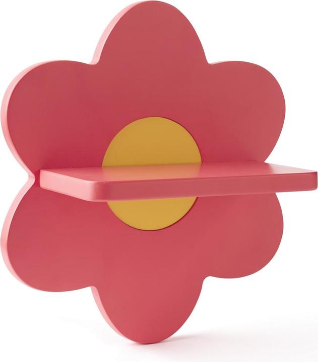 Actual product image Kids Concept Flower-shaped wall shelf in pink