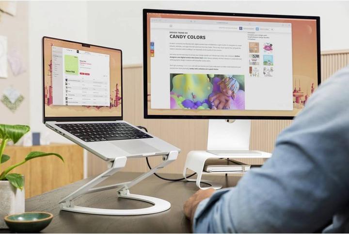 Image du produit TwelveSouth Curve Riser Blanc