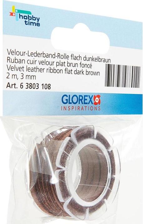 Actual product image Glorex Leather strap velour