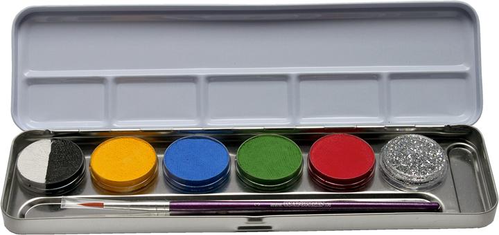 Produktbild Eulenspiegel 6er Kombi Metall-Palette - Malkasten
