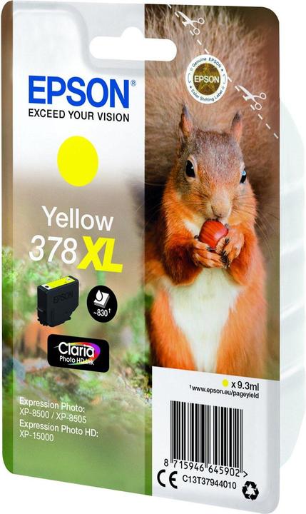 Immagine prodotto Epson 378XL Claria Photo HD (Y)