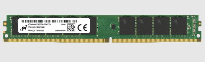 Image du produit Crucial Micron DDR4 VLP ECC UDIMM 2Rx8 3200 (1 x 16GB, 3200 MHz, RAM DDR4, U-DIMM)