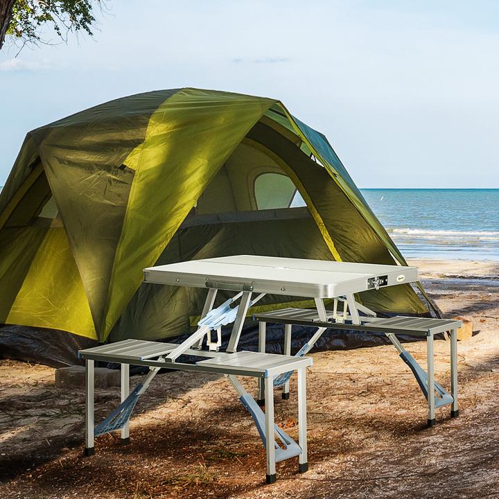 Actual product image Outsunny Folding table with 4 seater