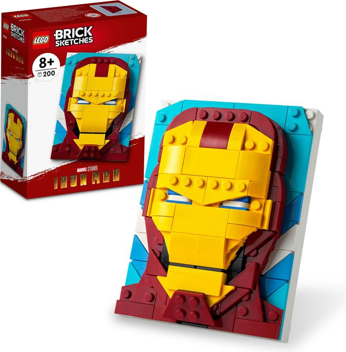 Produktbild LEGO Brick Sketches - Iron Man (40535)