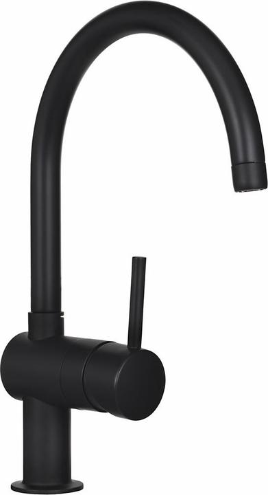 Actual product image Grohe Kitchen faucet with single-lever mixer Minta black matt 32917