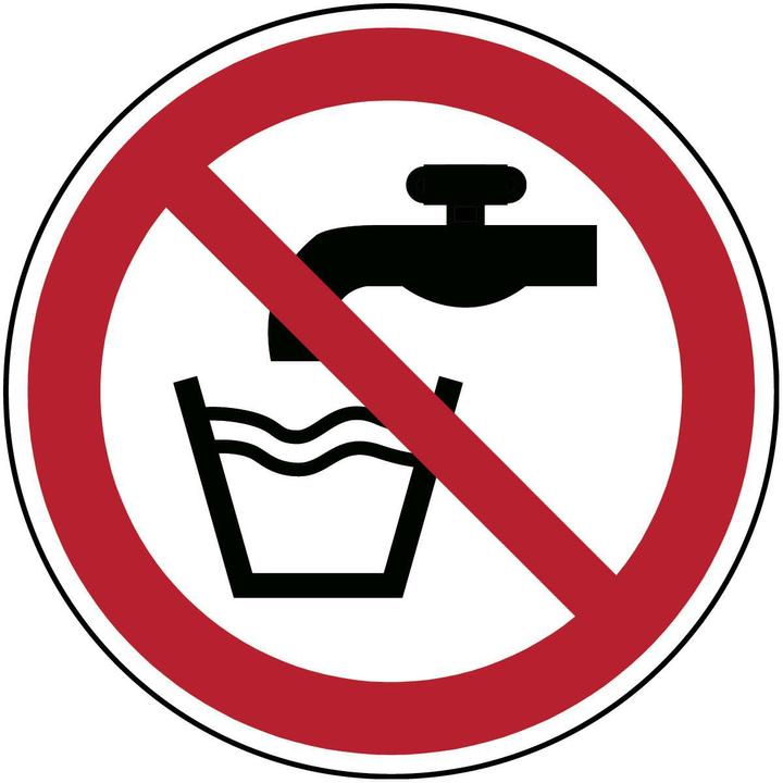 Produktbild Brady ISO-Sicherheitsschild - Kein Trinkwasser