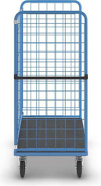 Produktbild eurokraft pro Etagenwagen, Drahtgitter dreiseitig (500 kg)
