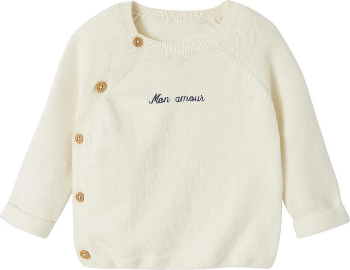 Vertbaudet Baby Strickjacke mit Knöpfen Oeko-Tex, personalisierbar