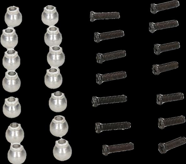 Actual product image Art-Tech Shark Shim balls and screw set
