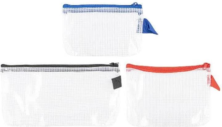Produktbild Tiger Stationery Schreibmäppchen 3erPack Netzmaterial