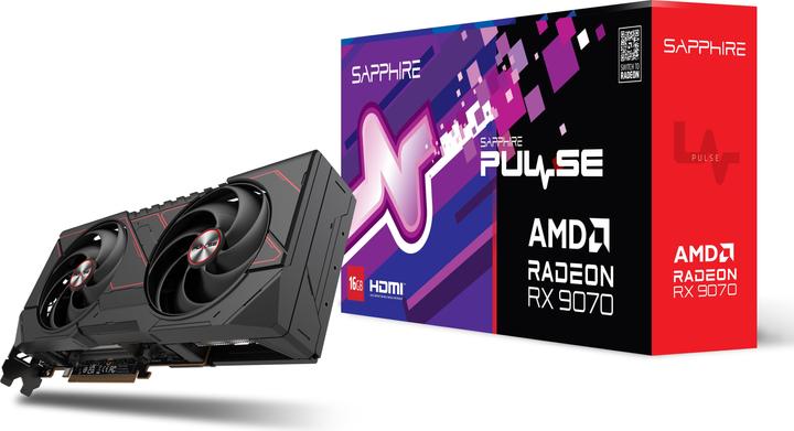 Actual product image Sapphire Pulse Radeon RX 9070 (16 GB)