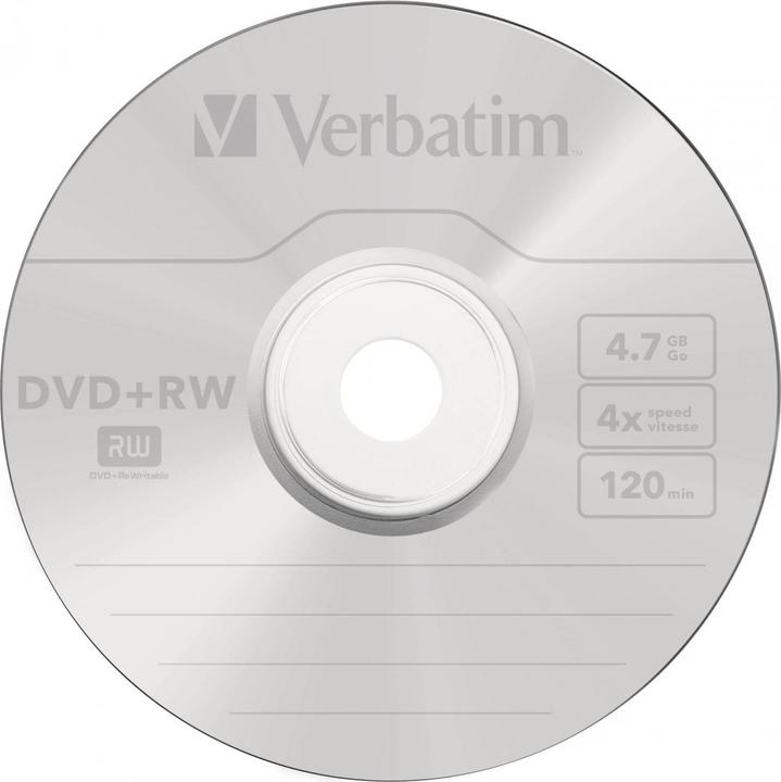 Actual product image Verbatim Dvd+Rw (5 x)