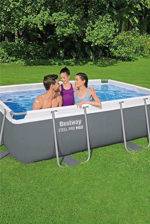 Produktbild Bestway Power Steel Frame Pool-Set (282 x 196 x 84 cm)