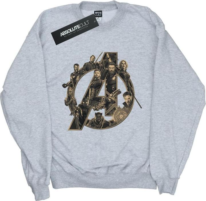Image du produit - Sweat AVENGERS INFINITY WAR LOGO - Fille (152, 158)