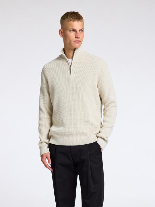 Actual product image Selected Homme Textured half-zip jumper (S)