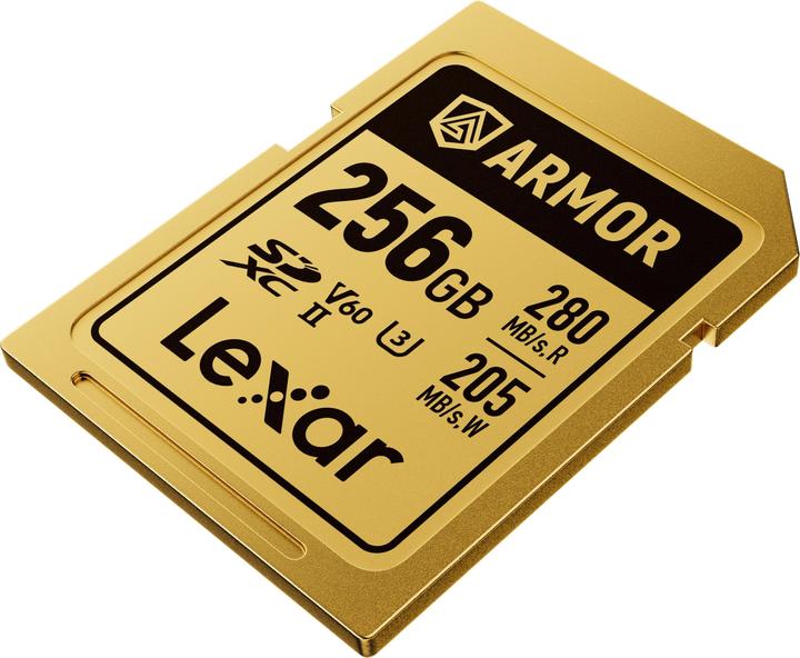 Image du produit Lexar Armor Gold (256 Go, SDXC, U3, UHS-II)