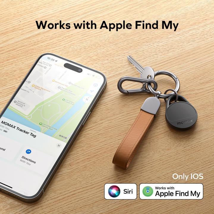 Actual product image Momax Pinpop key finder - Black (iOS)