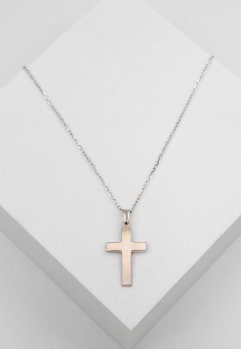 Actual product image Muau Cross (White gold)