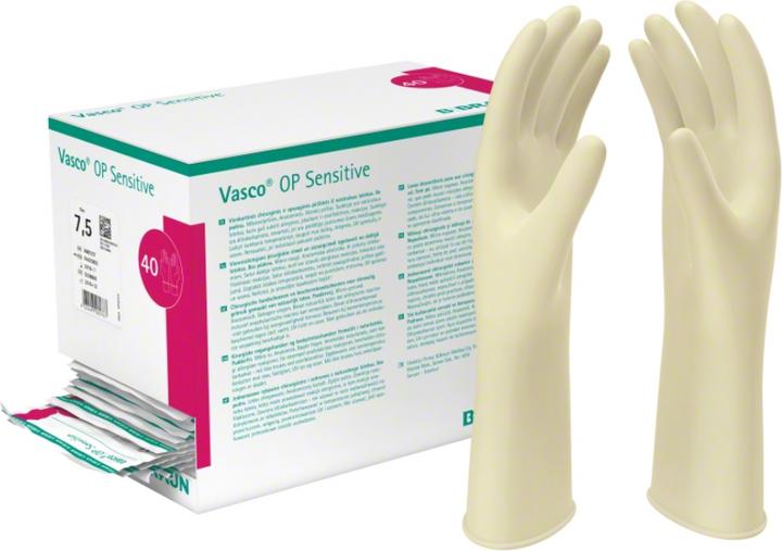 Image du produit B.Braun VASCO Op Gants stériles non poudrés T. 6,5, 2 pces Gants (6.5)