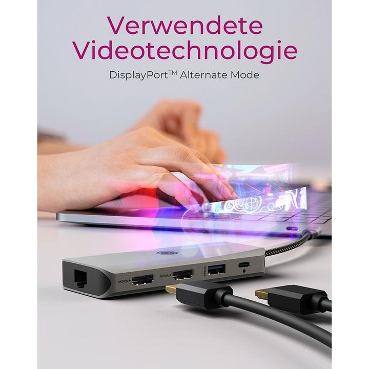 Immagine prodotto Icy Box IB-DK4012-CPD (USB-C, 3 Porti)
