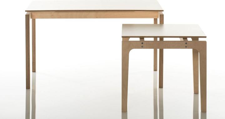 Actual product image Sirch Children's table small Olek birch white (Kids table)