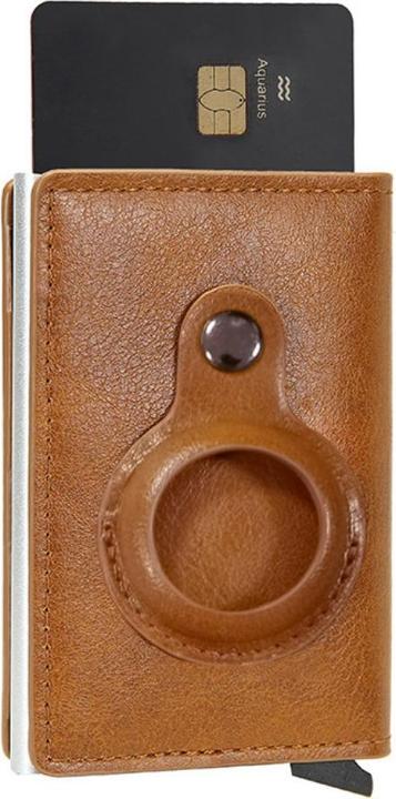 Image du produit Ueli Express Étui fin pour cartes de crédit AirTag avec éjection de carte et protection RFID