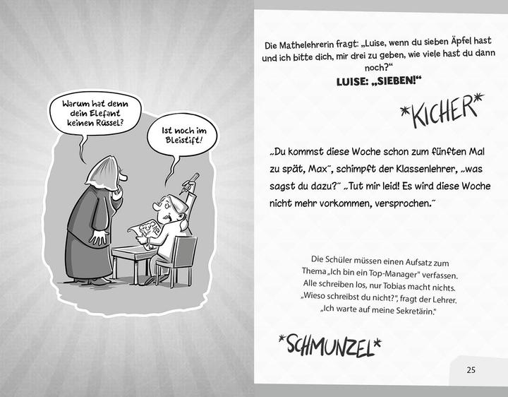 Produktbild Die besten Schülerwitze - Vorsicht, Lehrer! (Deutsch, Hans-Peter Schneider, Michael Holtschulte, Loewe Sachbuch, 2018)