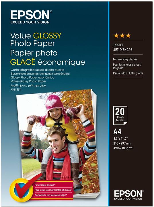 Epson value glossary (183 g/m², A4, 20 x)