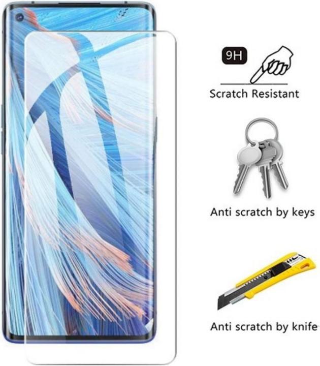 Actual product image Screenguard Oppo Find X2 Neo Protective Glass Film Case Friendly Design (1 Piece, Oppo Find X2 Neo)