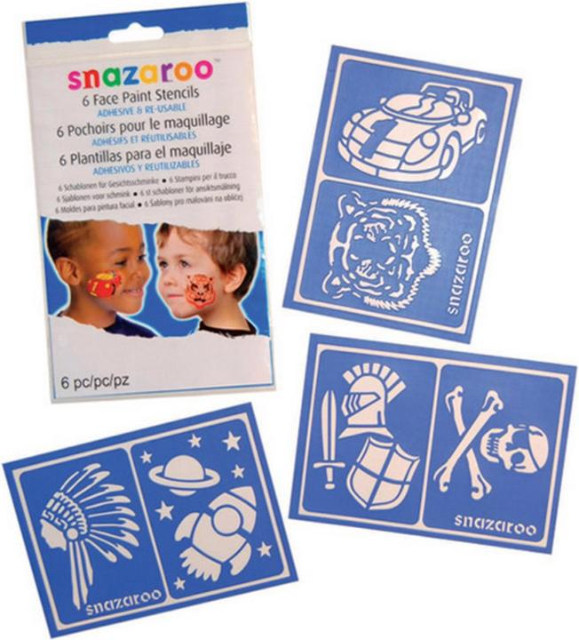 Produktbild Snazaroo Gesichtsbemalung Schablone Junge Abenteuer