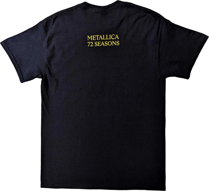 Immagine prodotto Metallica Maglietta Unisex Adulti 72 Stagioni Robot Bruciato in Cotone (S)