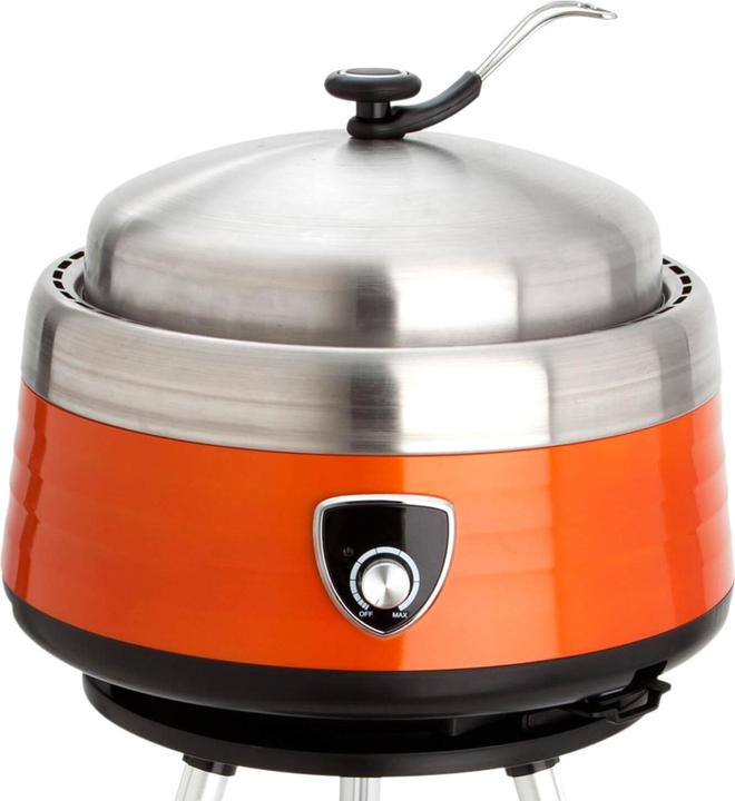 Immagine prodotto Allgrill Griglia a carbone compatta e multifunzionale VULCANO arancione